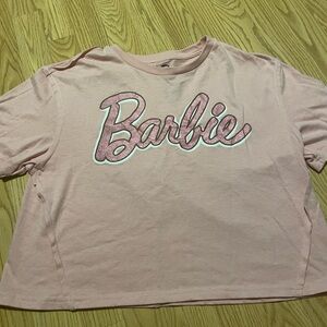 Barbie cropped tee